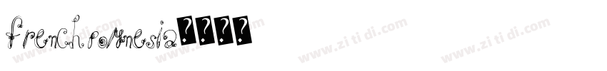 french polynesia字体转换